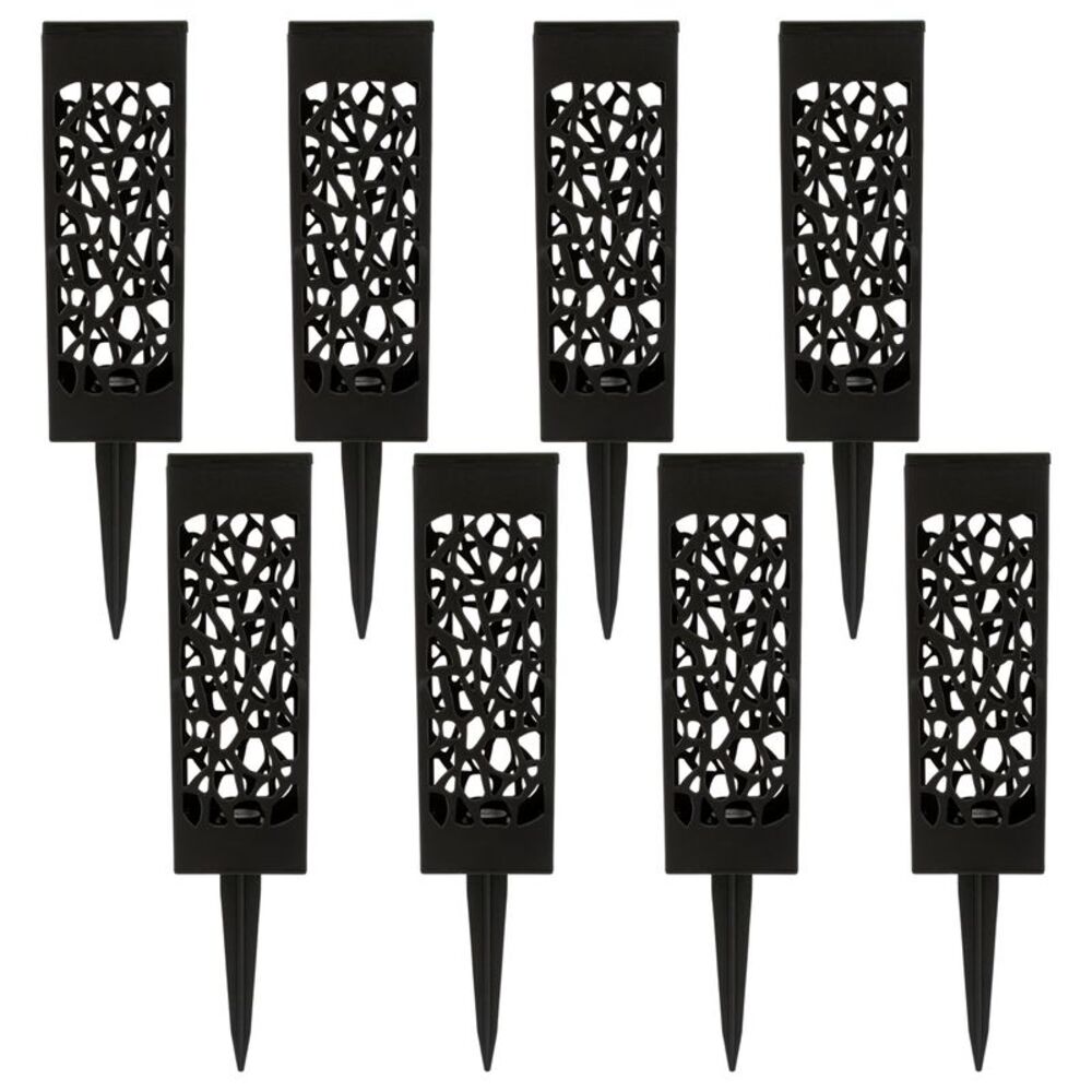 Decorative Solar Stake Pathway Light Garden Lighting, 8 Pack